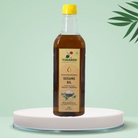 1 Ltr. Plastic Bottle Natural Wood Pressed Sesame Oil