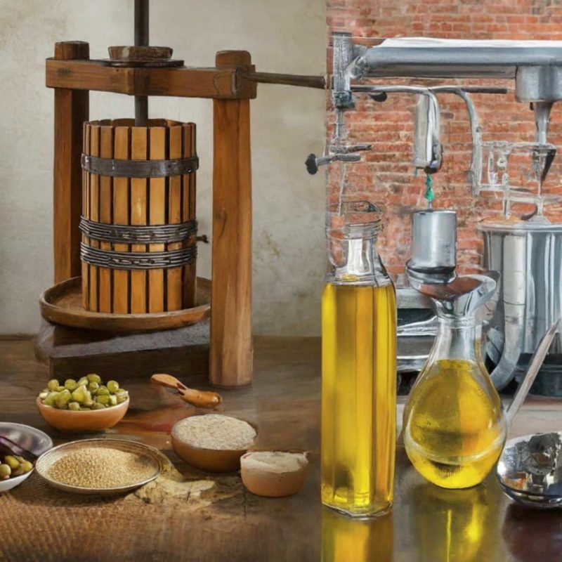 wood-pressed oils vs. refined oils